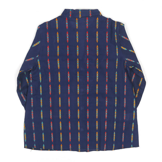 Infants Blooming Casual Top For Girls - Navy | Bachaa Party Baby Clothes Girls Tops & T-Shirts