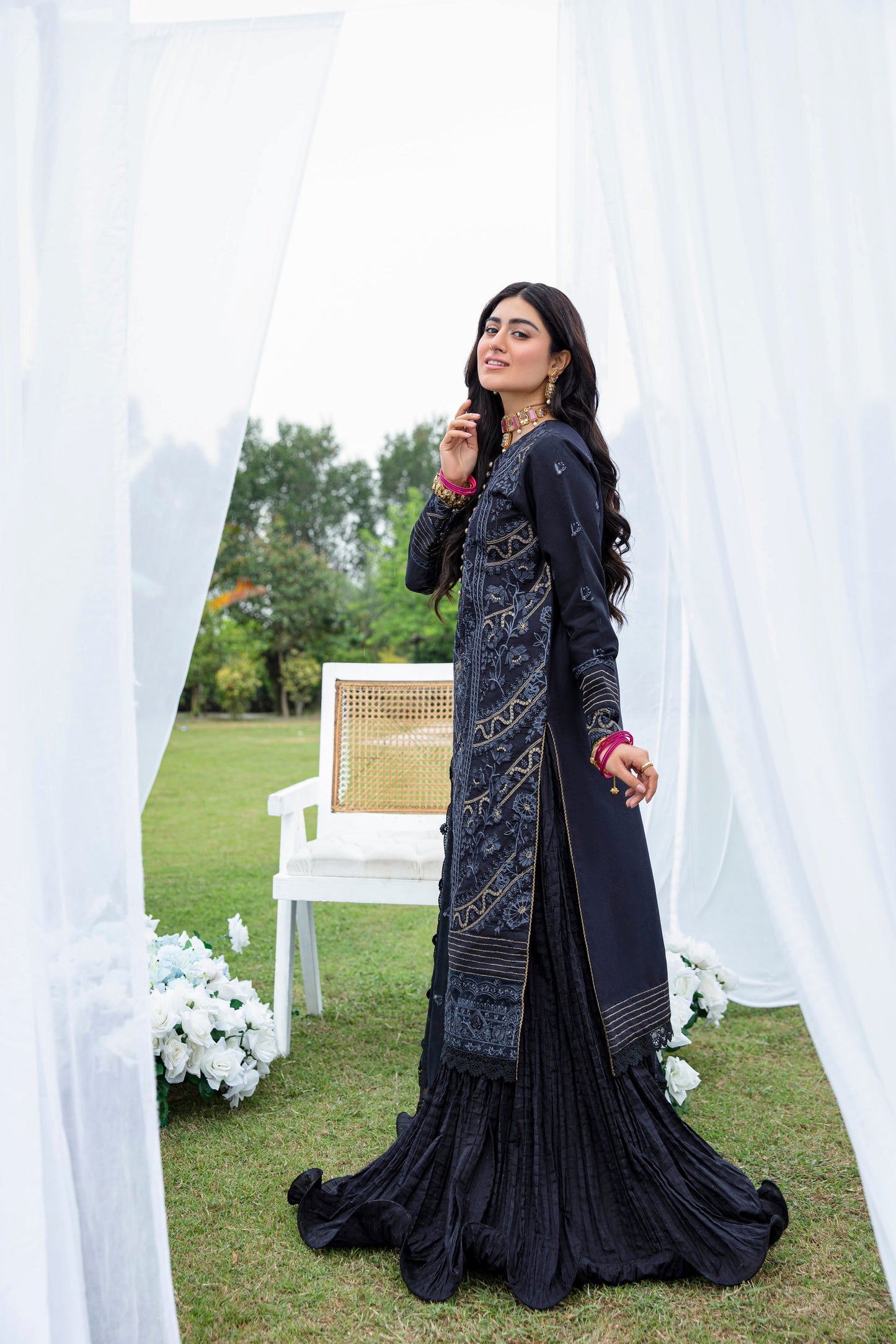 EE-2B  |  Florent Eid Edit 2 - Luxury Chikankari Collection 23