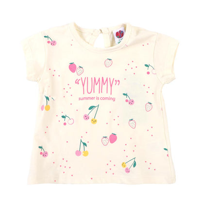 Infant Girls T-Shirt Yummy - Papyrus | Bachaa Party Baby Clothes Girls Tops & T-Shirts
