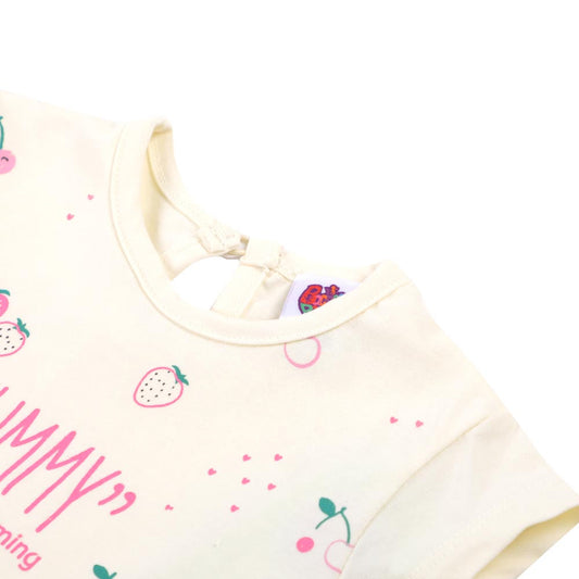 Infant Girls T-Shirt Yummy - Papyrus | Bachaa Party Baby Clothes Girls Tops & T-Shirts