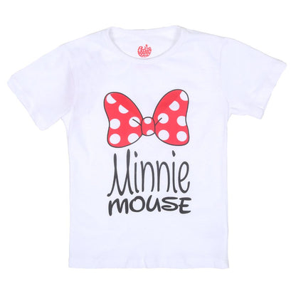 Infant Character Girls T-Shirt - White | Bachaa Party Baby Clothes Girls Tops & T-Shirts