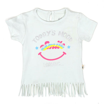 Infant Girls T-Shirt Today Mood - H Of Mint | Bachaa Party Baby Clothes Girls Tops & T-Shirts