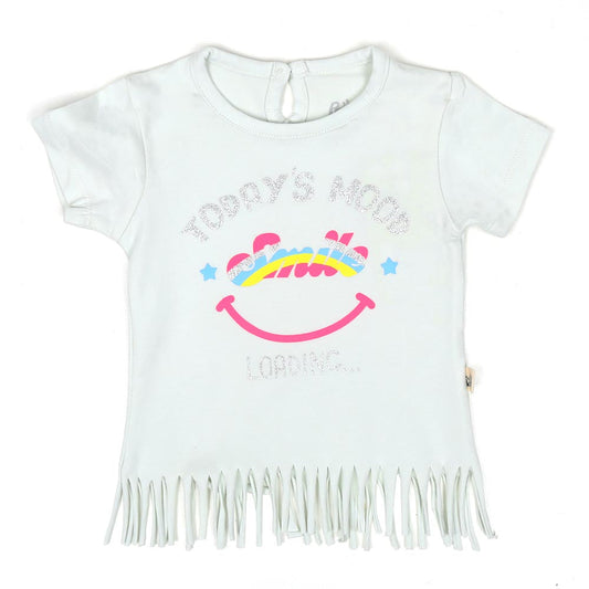 Infant Girls T-Shirt Today Mood - H Of Mint | Bachaa Party Baby Clothes Girls Tops & T-Shirts