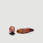 Plain-Toe Leather Loafers