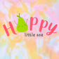 Unisex Romper Tie Dye Happy - White | Bachaa Party Baby Clothes Rompers