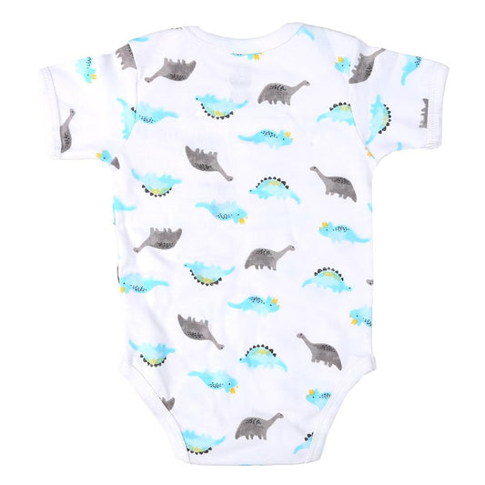 Infant Boys Set 6Pc Dino - B.White | Bachaa Party Baby Clothes Rompers