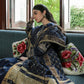 AQ-10  ESHAAL  | Qalamkar Qline Dastak Summer Collection 2022 | Unstitched Embroidered Lawn Suits