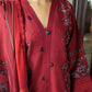 AQ-07 MAYA  | Qalamkar Qline Dastak Summer Collection 2022 | Unstitched Embroidered Lawn Suits