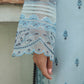 AQ-05  FEROZA  | Qalamkar Qline Dastak Summer Collection 2022 | Unstitched Embroidered Lawn Suits