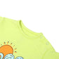 Infant Girls T-Shirt Waves-Sunny Lime | Bachaa Party Baby Clothes Girls Tops & T-Shirts