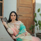 AQ-02  ASFA  | Qalamkar Qline Dastak Summer Collection 2022 | Unstitched Embroidered Lawn Suits