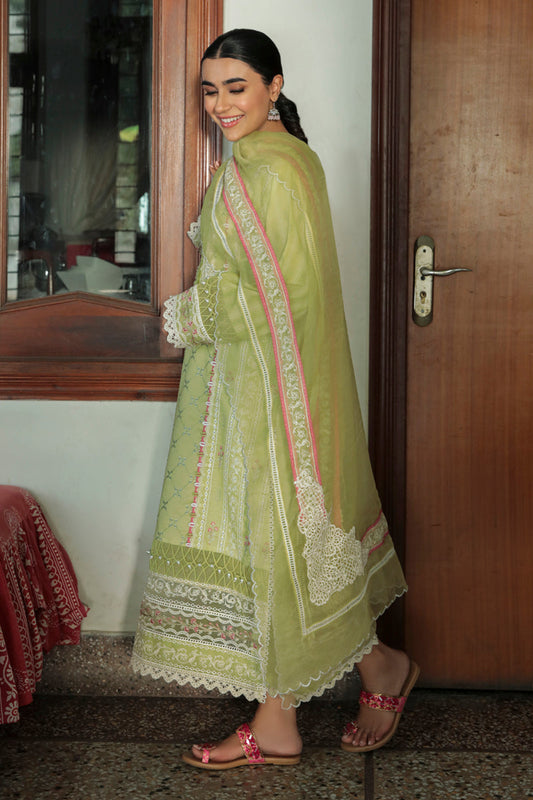 AQ-06  ZARA  | Qalamkar Qline Dastak Summer Collection 2022 | Unstitched Embroidered Lawn Suits
