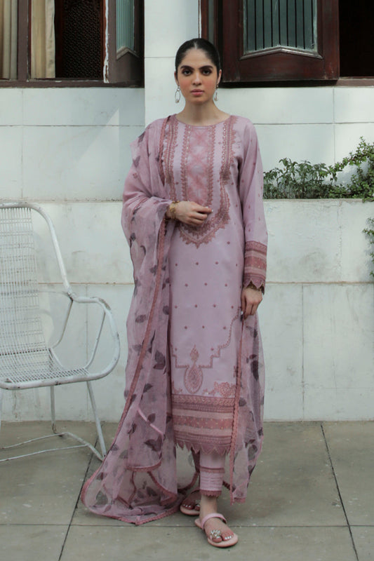 AQ-04  ELAAF  | Qalamkar Qline Dastak Summer Collection 2022 | Unstitched Embroidered Lawn Suits