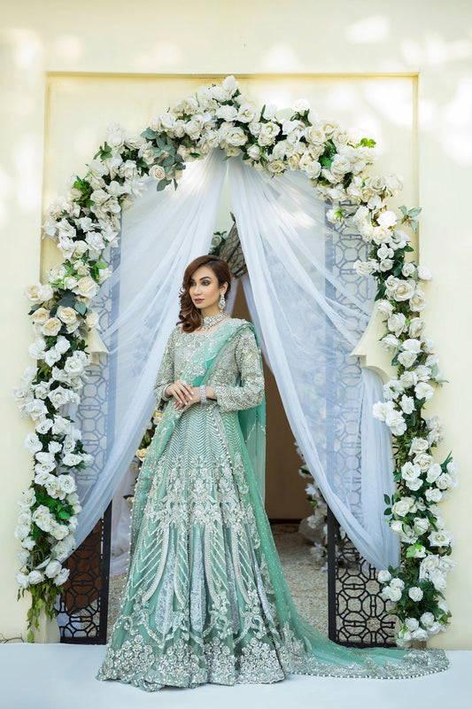 Marina | AJR Couture Bridals Collection 2022 | Embroidered and Embellished Bridal Suits