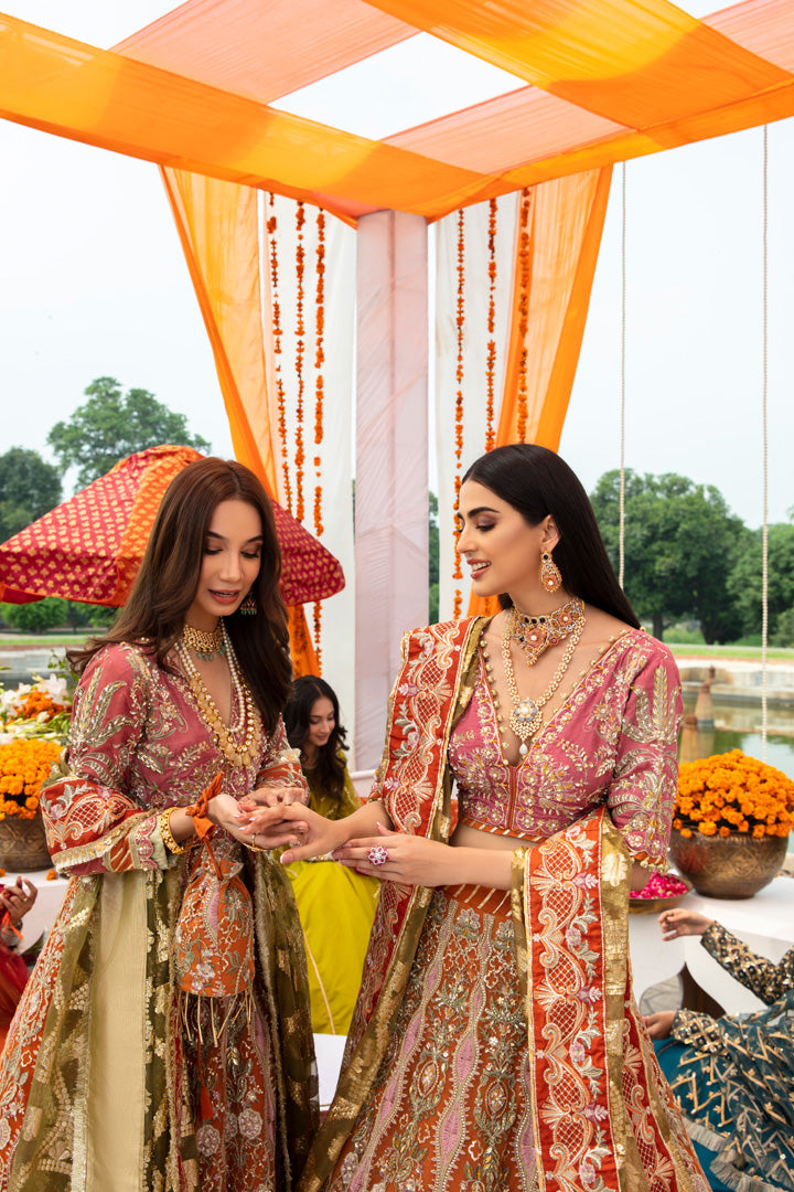 NOOR JAHAN | AJR Couture Banno Ki Sahelian Collection | Unstitched Emroidered Hand Embellished Suits