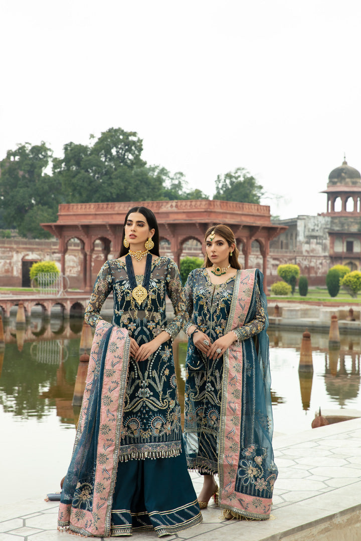 NIGAAR | AJR Couture Banno Ki Sahelian Collection | Unstitched Emroidered Hand Embellished Suits