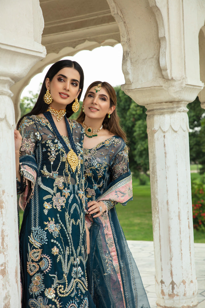 NIGAAR | AJR Couture Banno Ki Sahelian Collection | Unstitched Emroidered Hand Embellished Suits