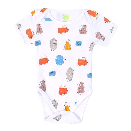 Unisex Romper Animals - White | Bachaa Party Baby Clothes Rompers