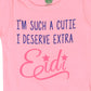 Infant Basic Romper Unisex Extra Eidi - Pink A Boo | Bachaa Party Baby Clothes Rompers