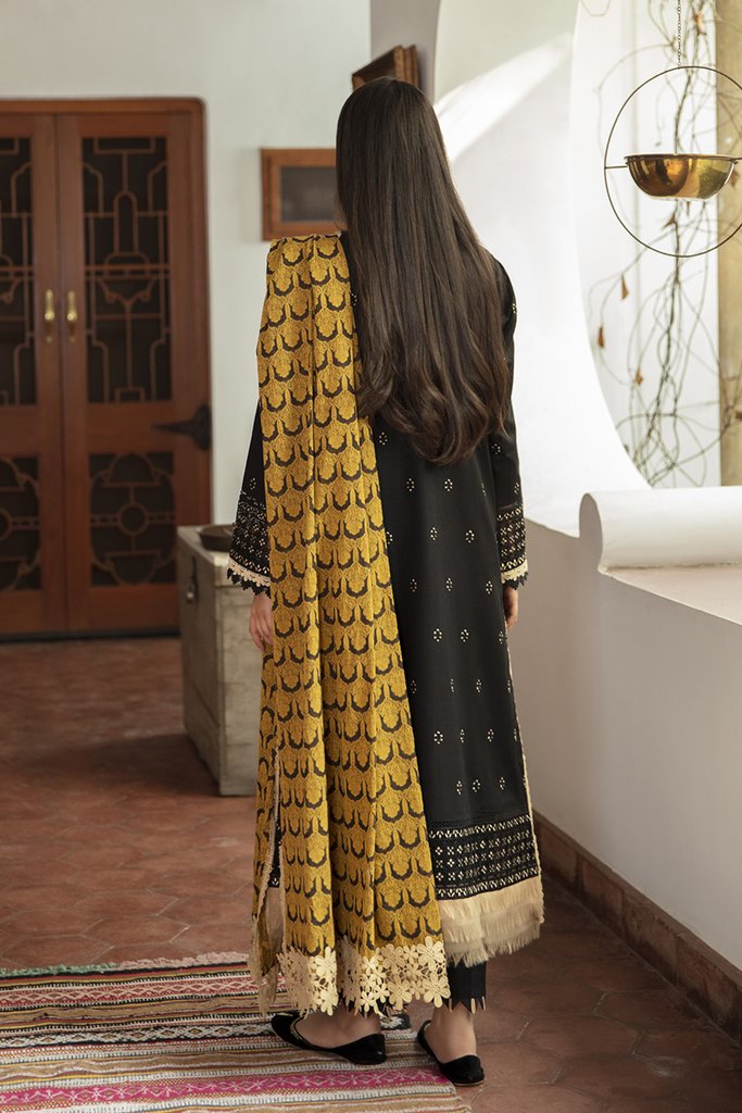 NW-10 | Qalamkar Qline Linen Winter Collection 2021 | Unstitched Embroidered Organza Suits