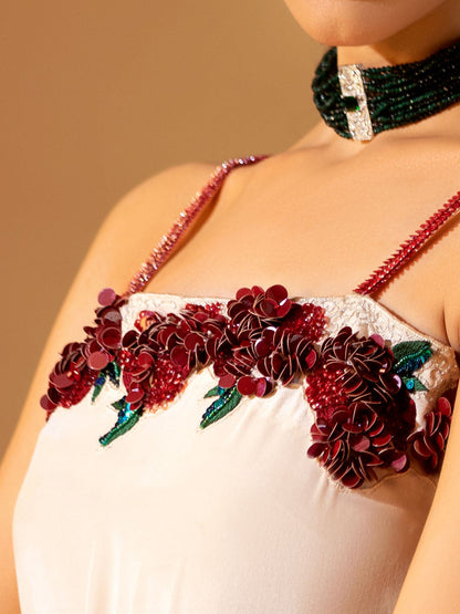 Isadora | Mohtaram NUUR Luxury PRET Collection 2022 | Stitched Silk Suits