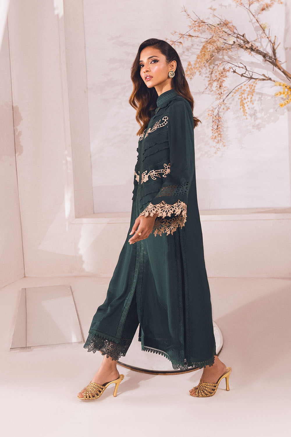 Jade Muse |  Azure Ensembles Chiffon 3PCS 2023