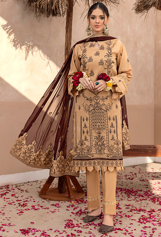 LD-04 | Humdum Laadli Lawn Collection | Unstitched Embroidered Lawn Suits