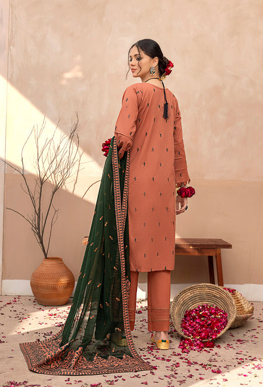 LD-09 | Humdum Laadli Lawn Collection | Unstitched Embroidered Lawn Suits