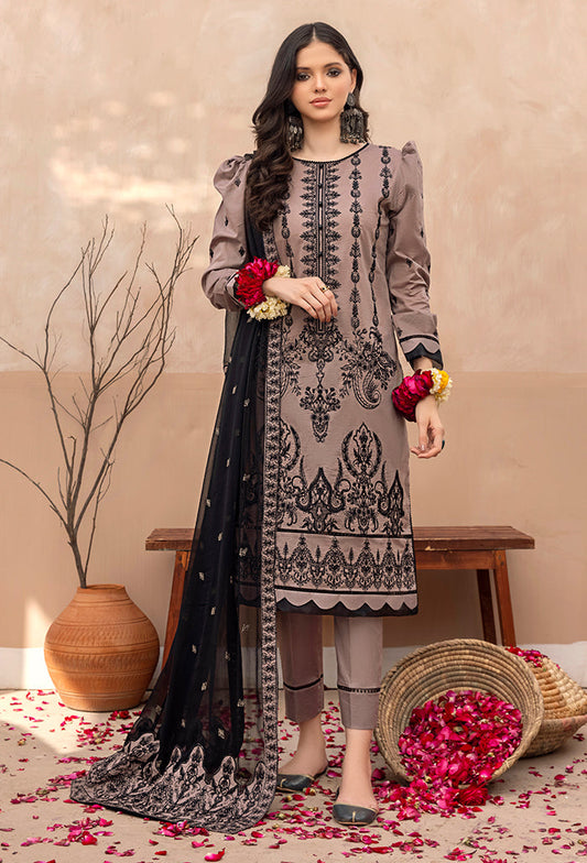 LD-08 | Humdum Laadli Lawn Collection | Unstitched Embroidered Lawn Suits