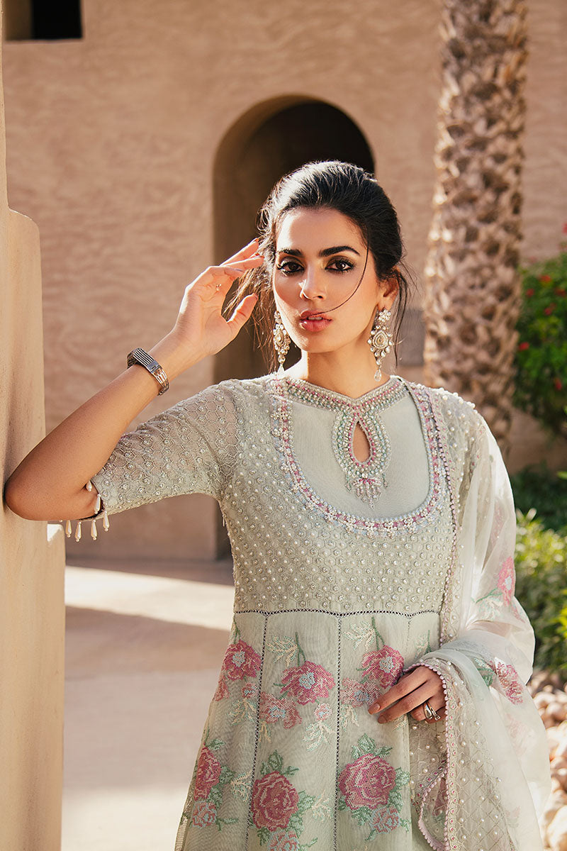 Nermin | Mushq Kahani Luxury Chikankari Lawn Collection 2022 |  Unstitched Embroidered Lawn Suits
