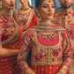 MOLTEN LAVA | Mushq Monsoon Wedding Luxury Chiffon Collection 2022 |  Unstitched Embroidered Chiffon Suits