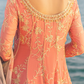 CORAL ALMOND | Mushq Monsoon Wedding Luxury Chiffon Collection 2022 |  Unstitched Embroidered Chiffon Suits
