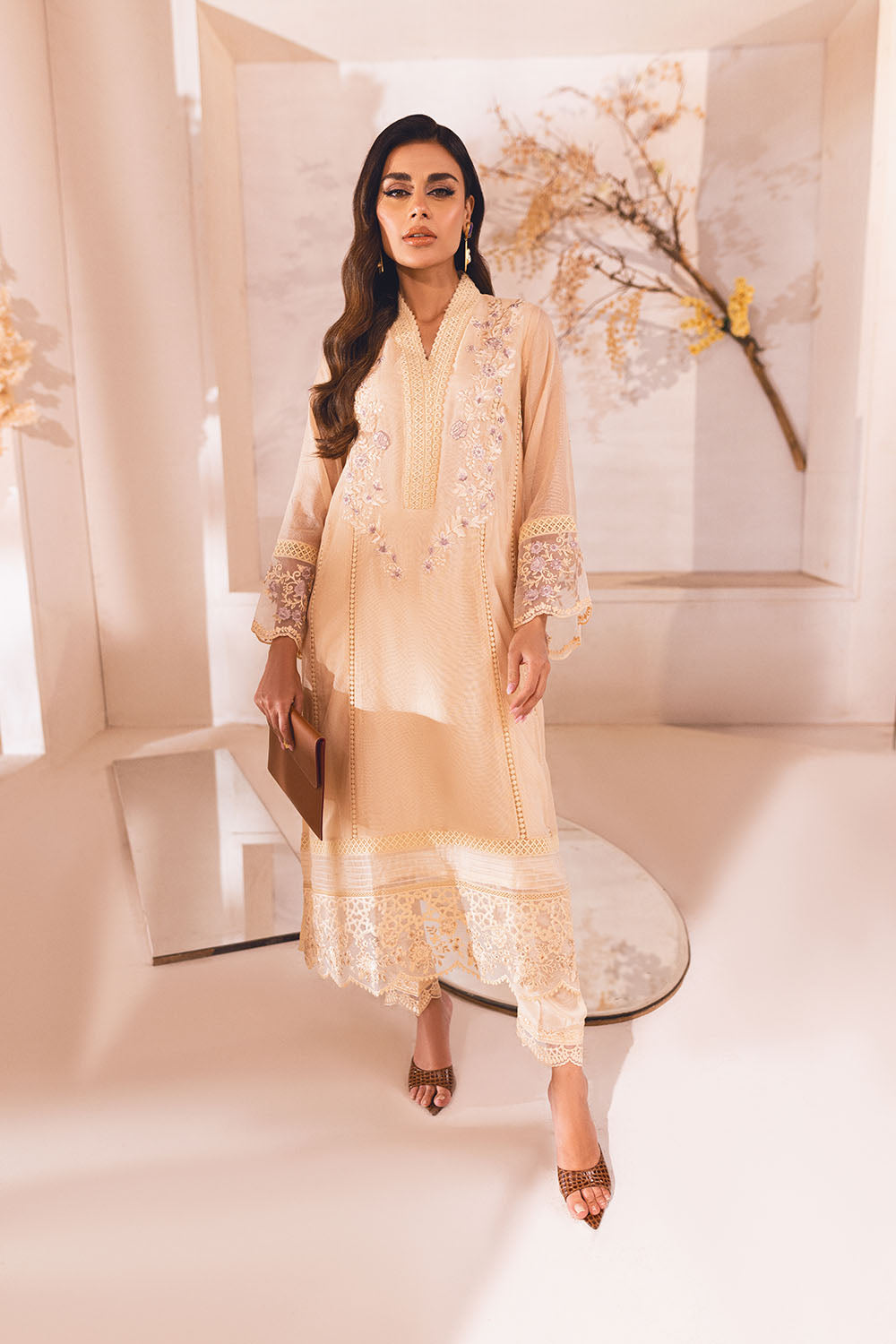 Morning Haze |  Azure Ensembles Chiffon 3PCS 2023
