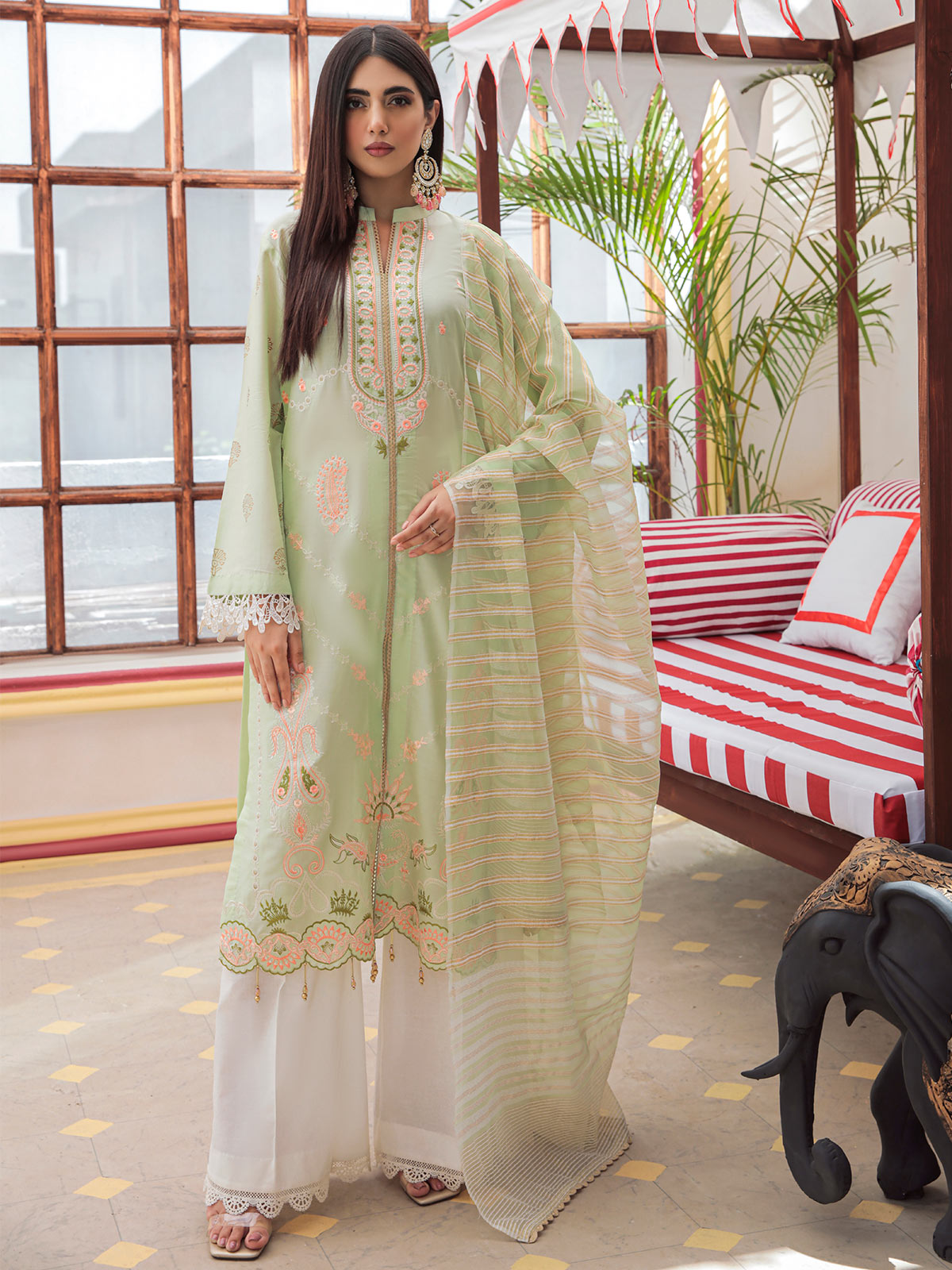 Nissa Festive By RajBari '22  D#05 | Unstitched Embroidered Jacquard Suit