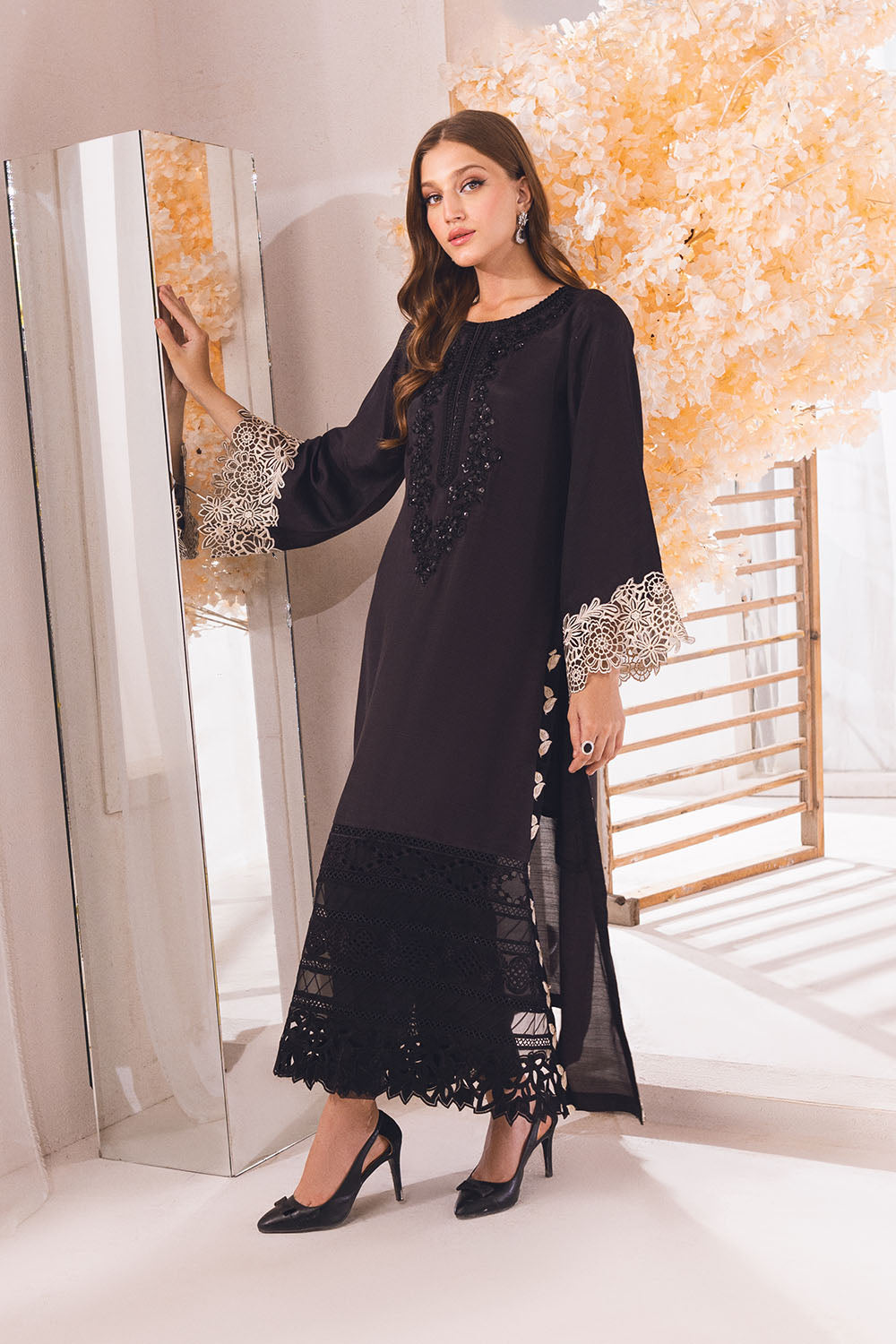 Onyx Aura |  Azure Ensembles Chiffon 3PCS 2023