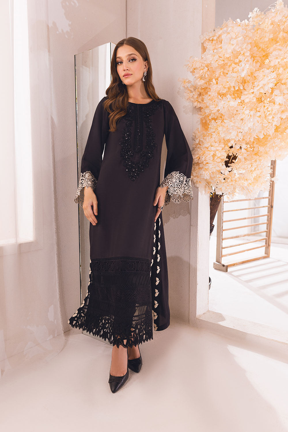 Onyx Aura |  Azure Ensembles Chiffon 3PCS 2023