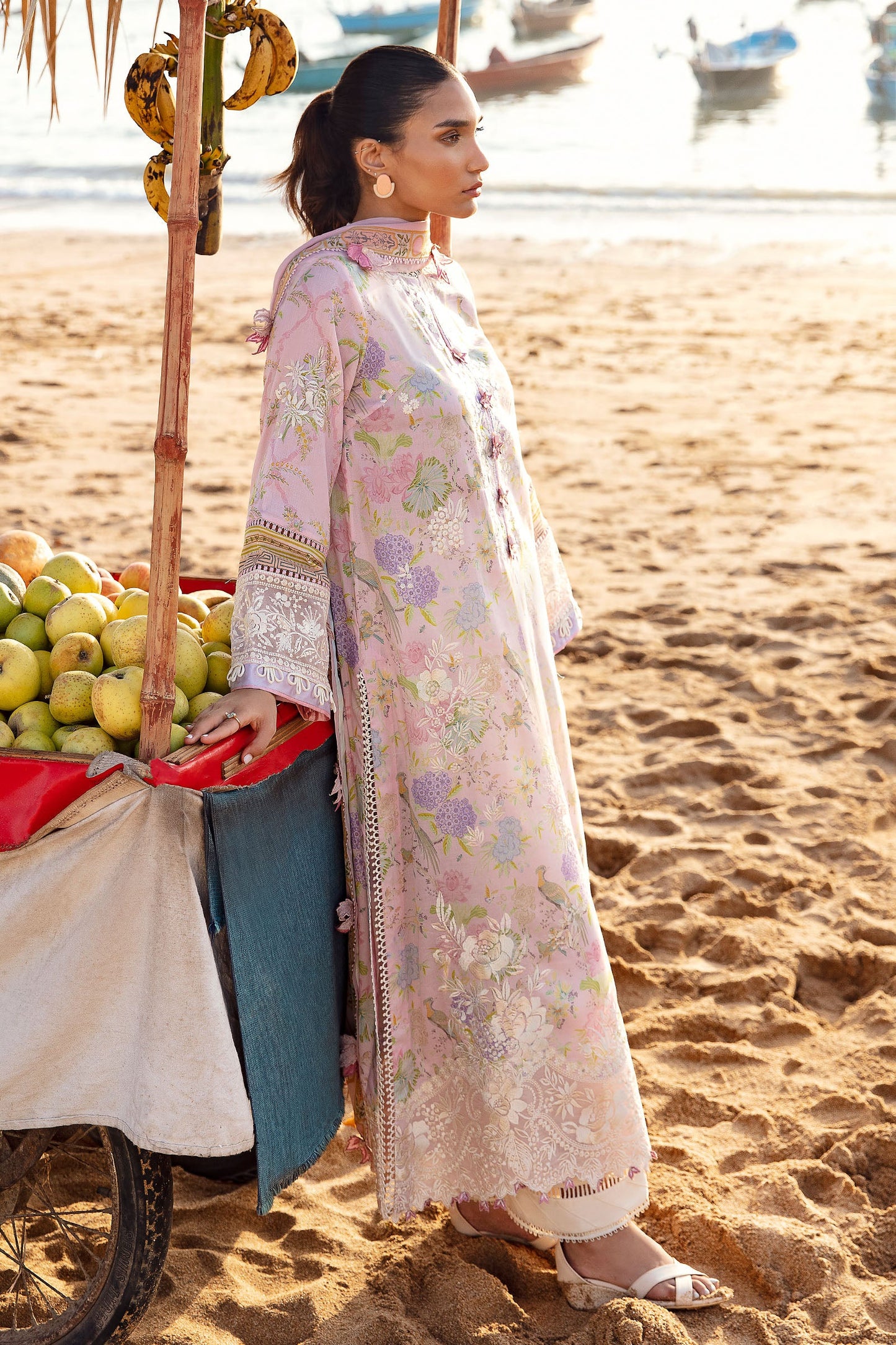 LIA (ZL23-06 A) | Zaha Lawn Collection 2023 | Embroidered Unstitched Lawn Suits