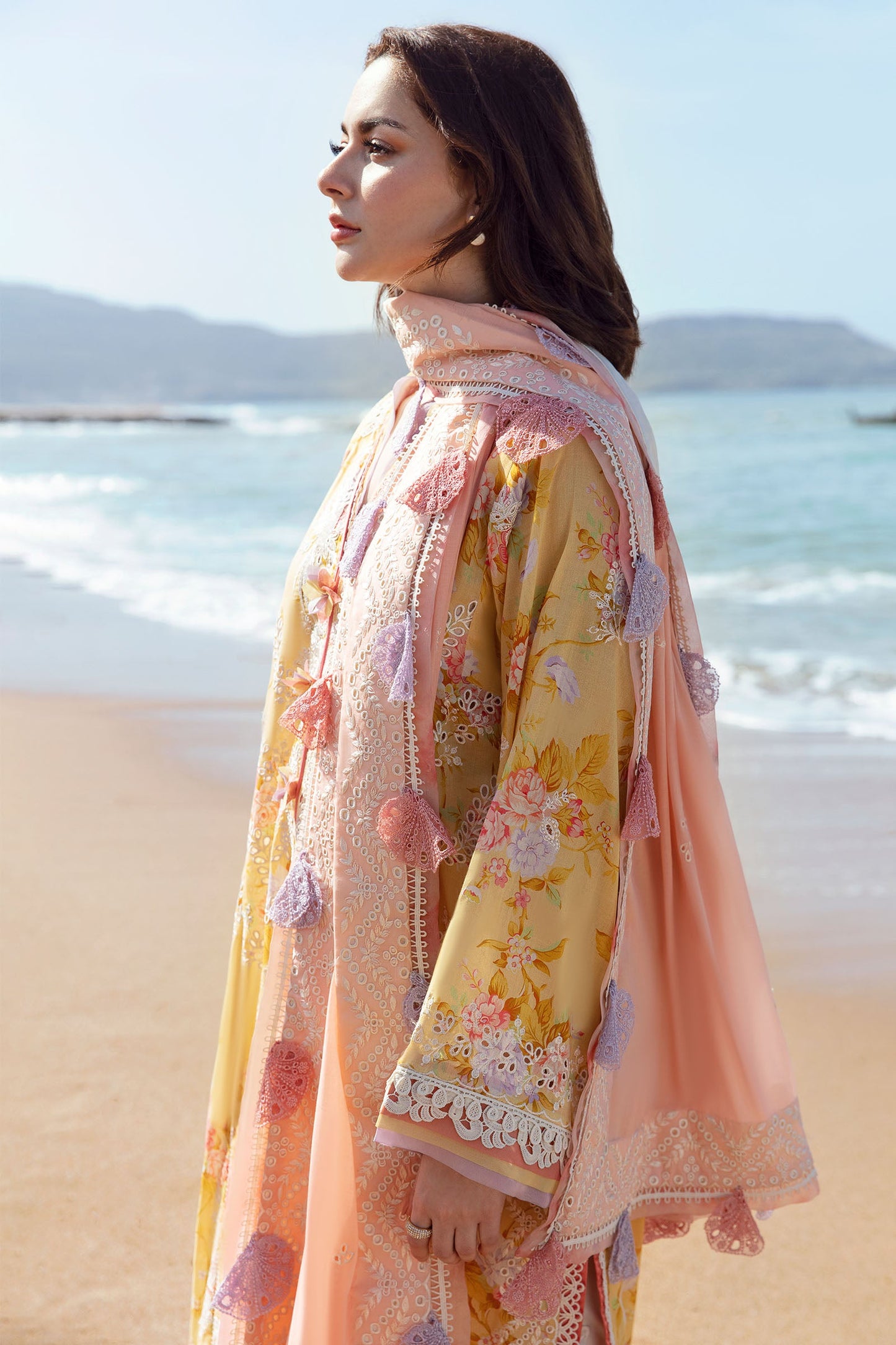ZENEL (ZL23-09 A) | Zaha Lawn Collection 2023 | Embroidered Unstitched Lawn Suits