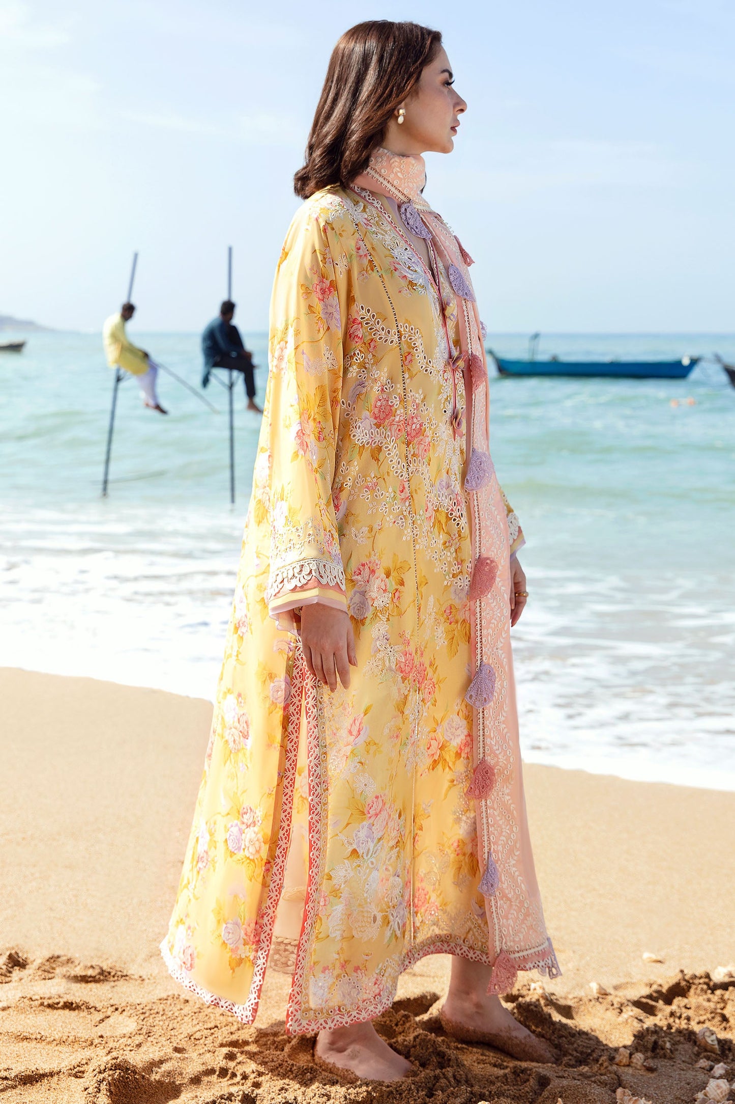 ZENEL (ZL23-09 A) | Zaha Lawn Collection 2023 | Embroidered Unstitched Lawn Suits