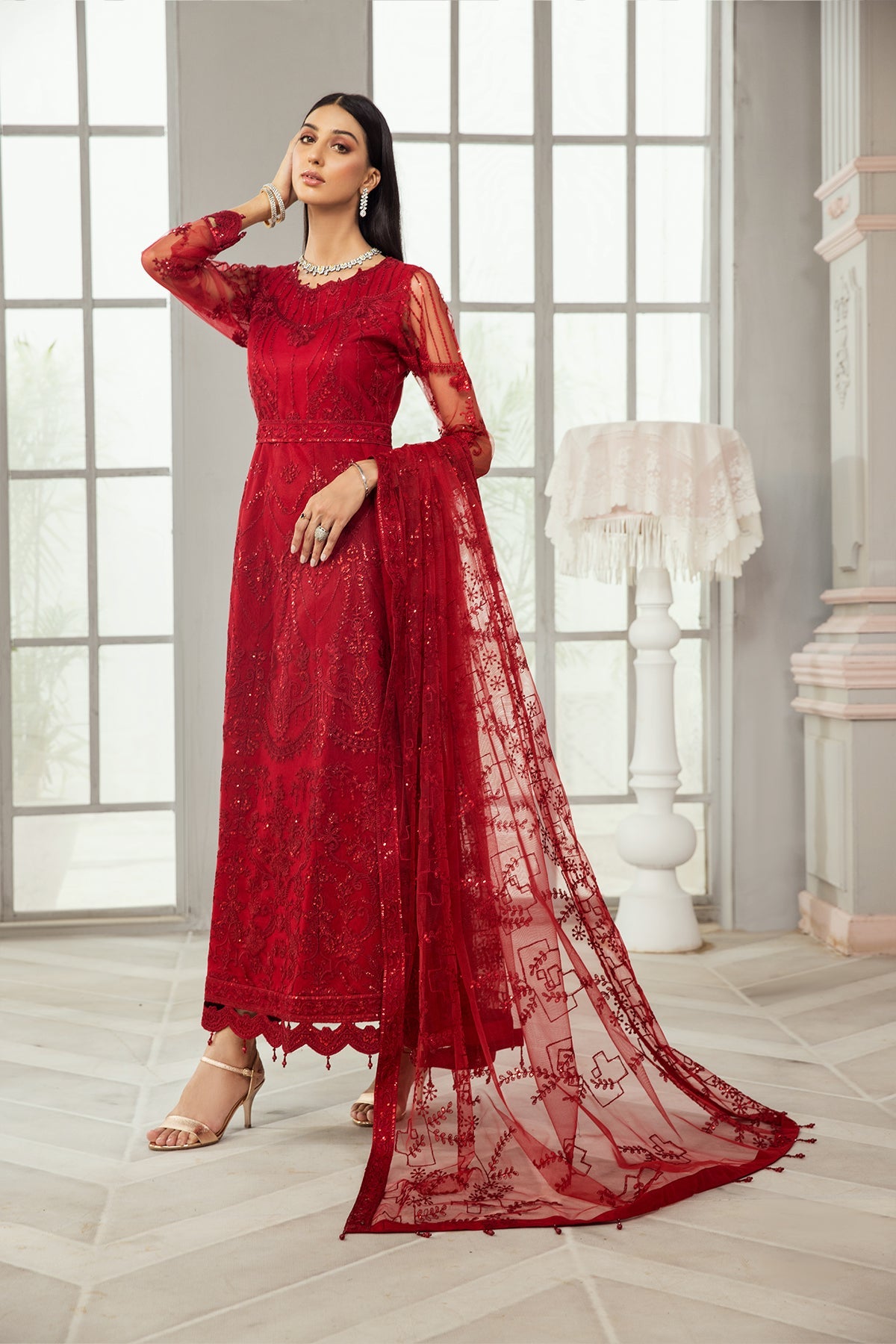 Rubi | Alizeh Fashion Embroidered Formal Collection 2022 | Unstitched and Stitched Embroidered Net Suits