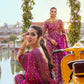 GULAAB | Mushq Hawa Mahal Tissue De Luxe ‘21 | Unstitched Embroidered Chiffon Suits