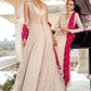 NARGIS | Mushq Hawa Mahal Tissue De Luxe ‘21 | Unstitched Embroidered Chiffon Suits
