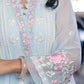 Sky Bloom |  Azure Ensembles Chiffon 3PCS 2023