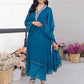Snow Breeze |  Azure Ensembles Chiffon 3PCS 2023