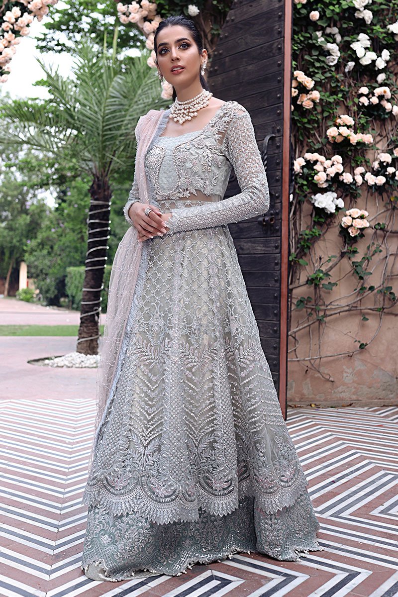 NADA | Mushq Dhee Rani Trousseau De Luxe Luxury Wedding Collection 2021 | Unstitched Embroidered Net Suits