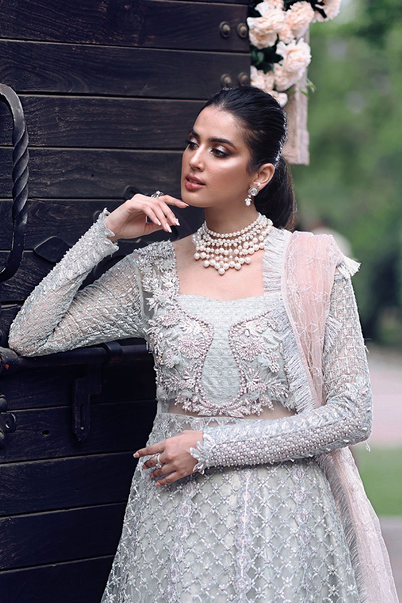 NADA | Mushq Dhee Rani Trousseau De Luxe Luxury Wedding Collection 2021 | Unstitched Embroidered Net Suits