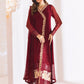 Tempting Berry |  Azure Ensembles Chiffon 3PCS 2023