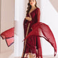 Tempting Berry |  Azure Ensembles Chiffon 3PCS 2023