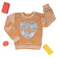 Perfect Sweat Shirt For Girls - Beige | Bachaa Party Baby Clothes Girls Tops & T-Shirts