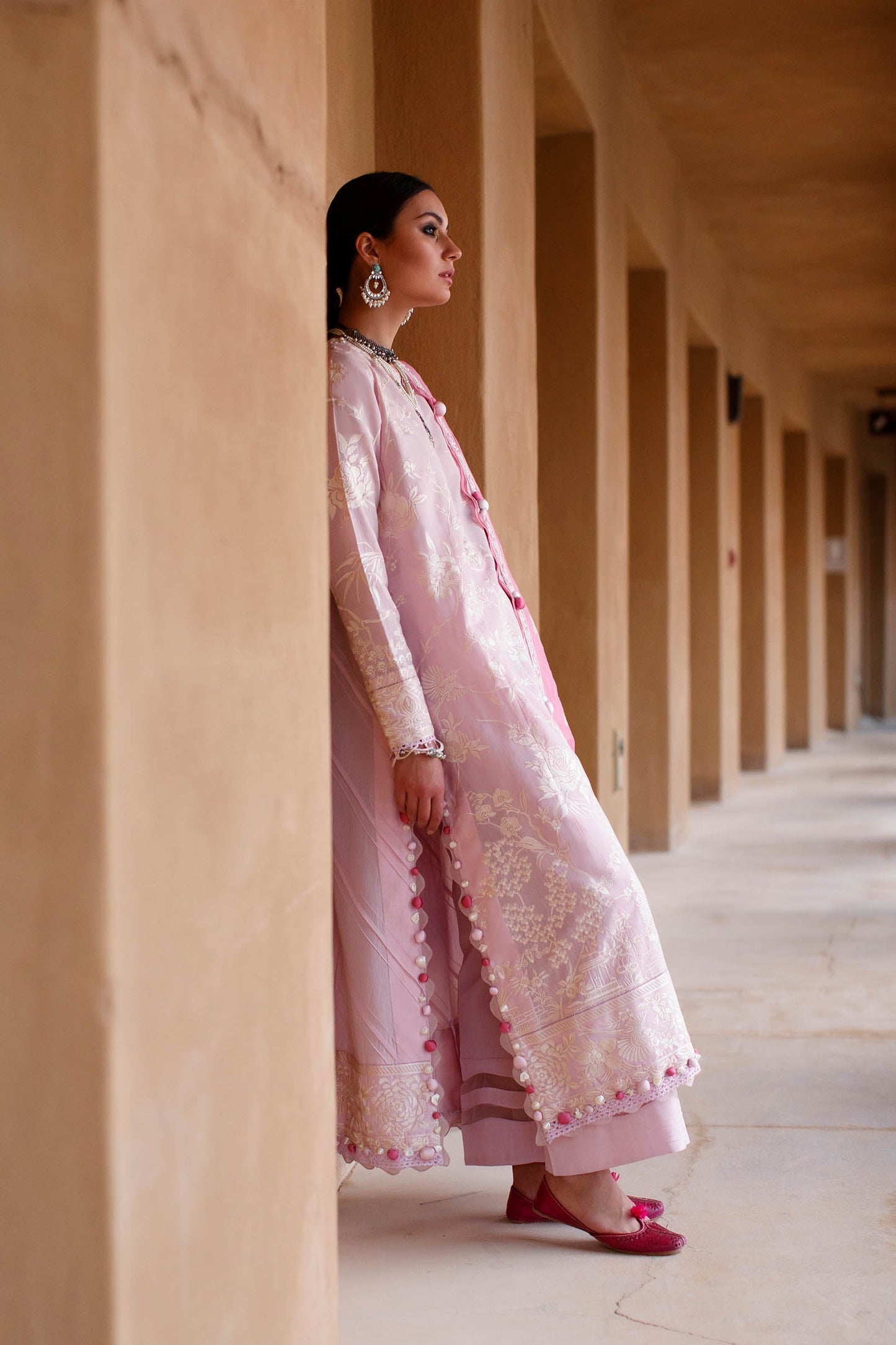 FERESHTEH (ZL22-01 A) | Zaha Summer Lawn Collection 2022 | Unstitched Embroidered Lawn Suits